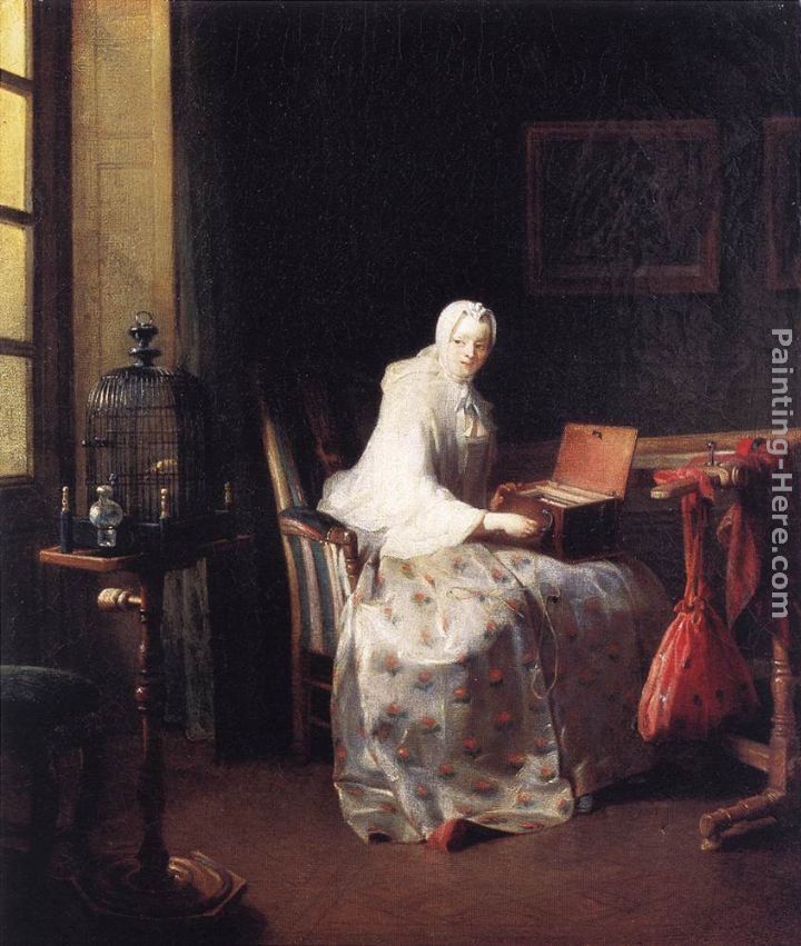 Jean Baptiste Simeon Chardin The Canary